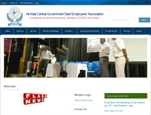 Tablet Screenshot of aicgdeaf.org